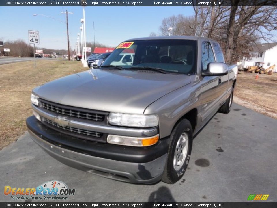 2000 Chevrolet Silverado 1500 LT Extended Cab Light Pewter Metallic / Graphite Photo #1