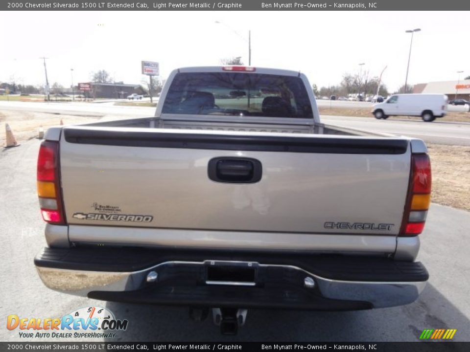 2000 Chevrolet Silverado 1500 LT Extended Cab Light Pewter Metallic / Graphite Photo #3