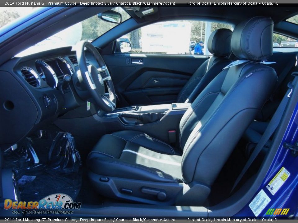 Front Seat of 2014 Ford Mustang GT Premium Coupe Photo #5