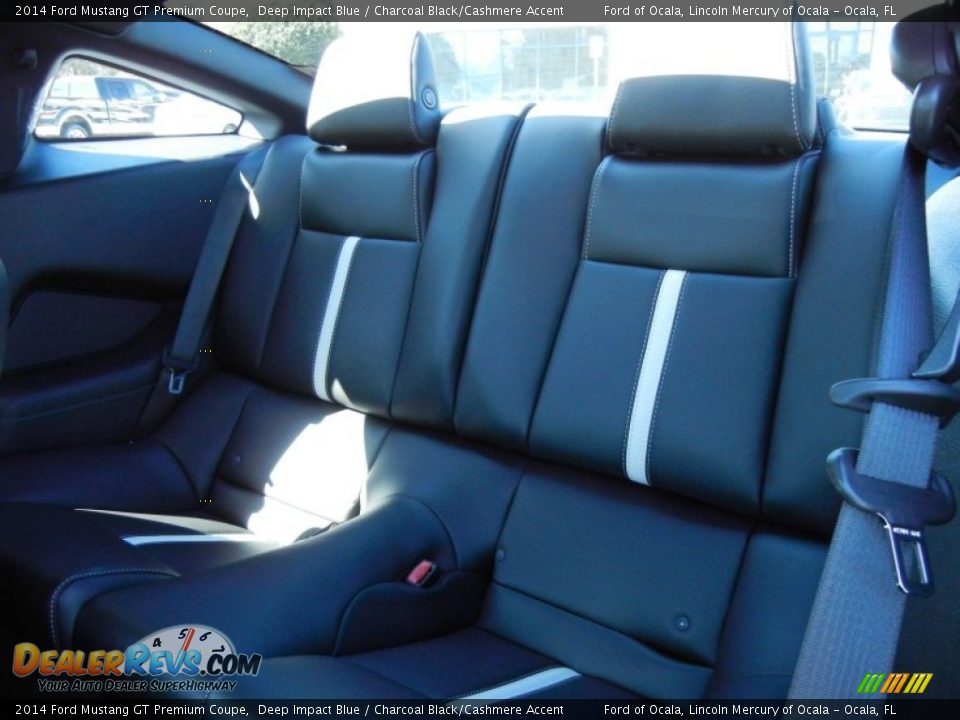 Rear Seat of 2014 Ford Mustang GT Premium Coupe Photo #6