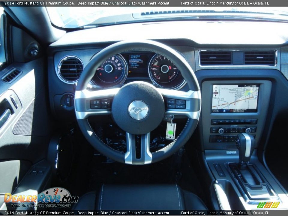 Dashboard of 2014 Ford Mustang GT Premium Coupe Photo #7