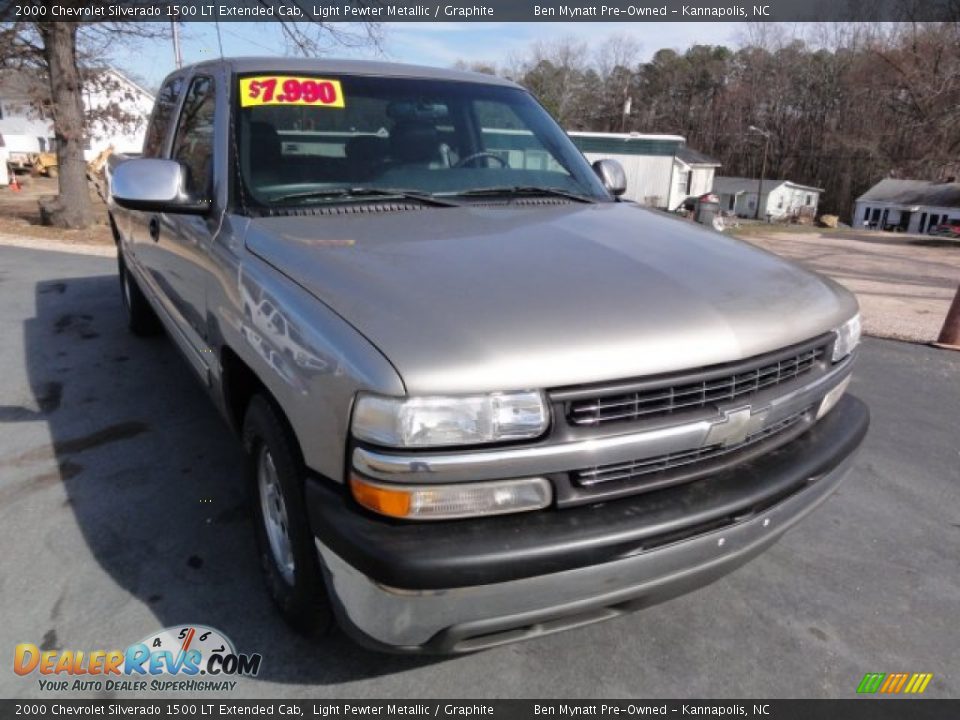 2000 Chevrolet Silverado 1500 LT Extended Cab Light Pewter Metallic / Graphite Photo #5
