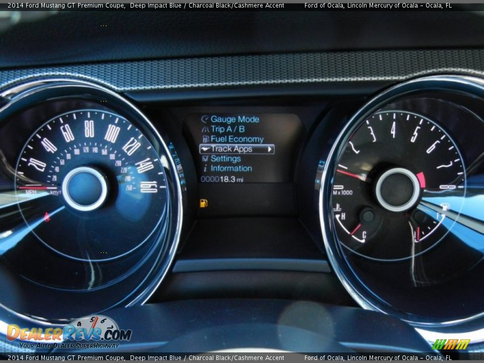 2014 Ford Mustang GT Premium Coupe Gauges Photo #8