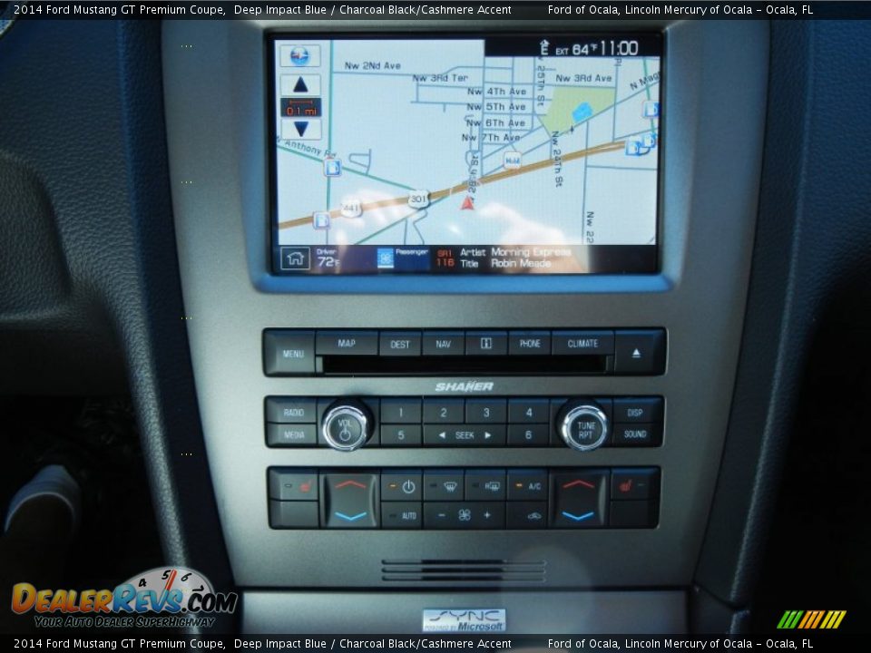 Navigation of 2014 Ford Mustang GT Premium Coupe Photo #9