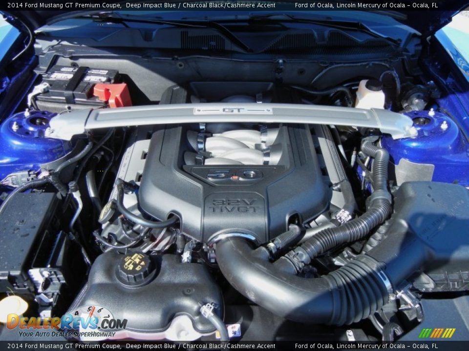 2014 Ford Mustang GT Premium Coupe 5.0 Liter DOHC 32-Valve Ti-VCT V8 Engine Photo #11