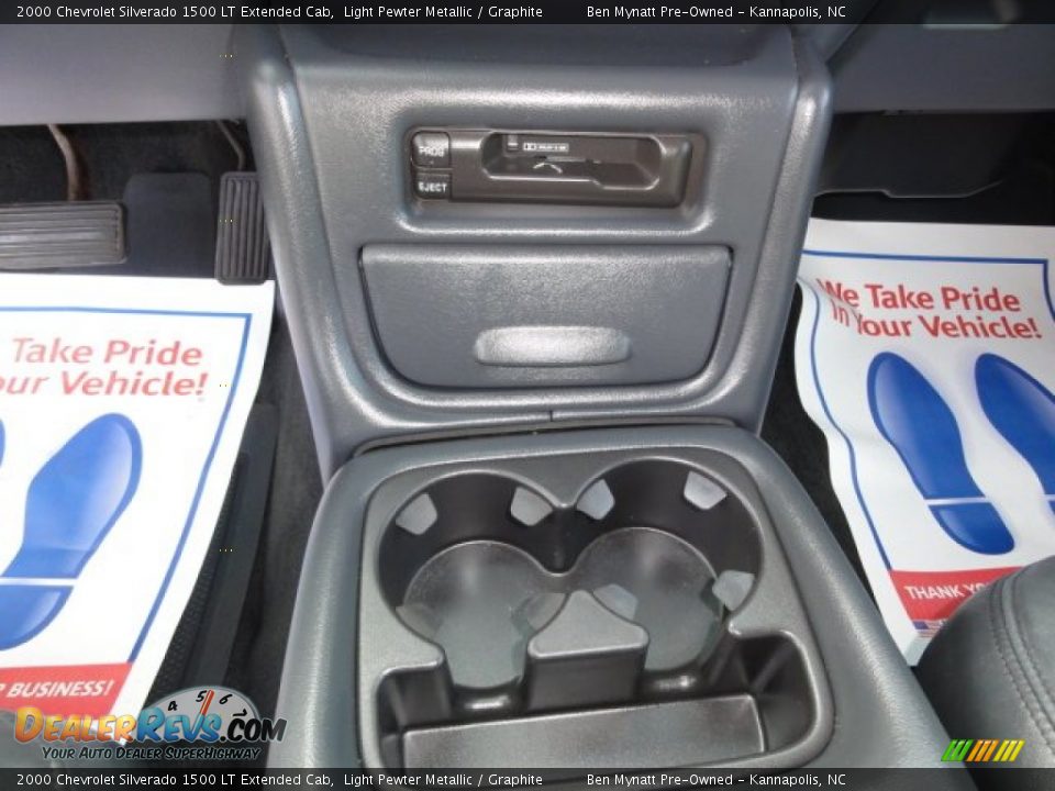 2000 Chevrolet Silverado 1500 LT Extended Cab Light Pewter Metallic / Graphite Photo #13