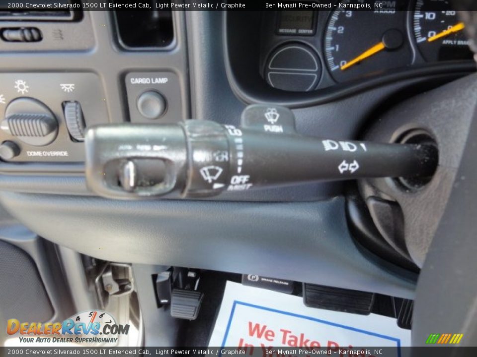 2000 Chevrolet Silverado 1500 LT Extended Cab Light Pewter Metallic / Graphite Photo #15