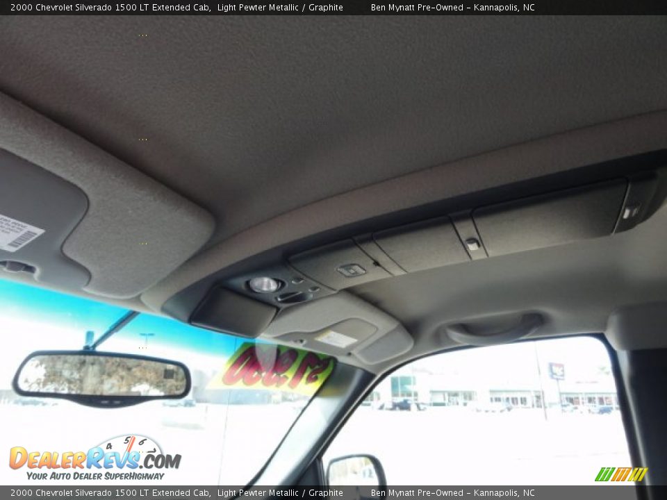 2000 Chevrolet Silverado 1500 LT Extended Cab Light Pewter Metallic / Graphite Photo #17