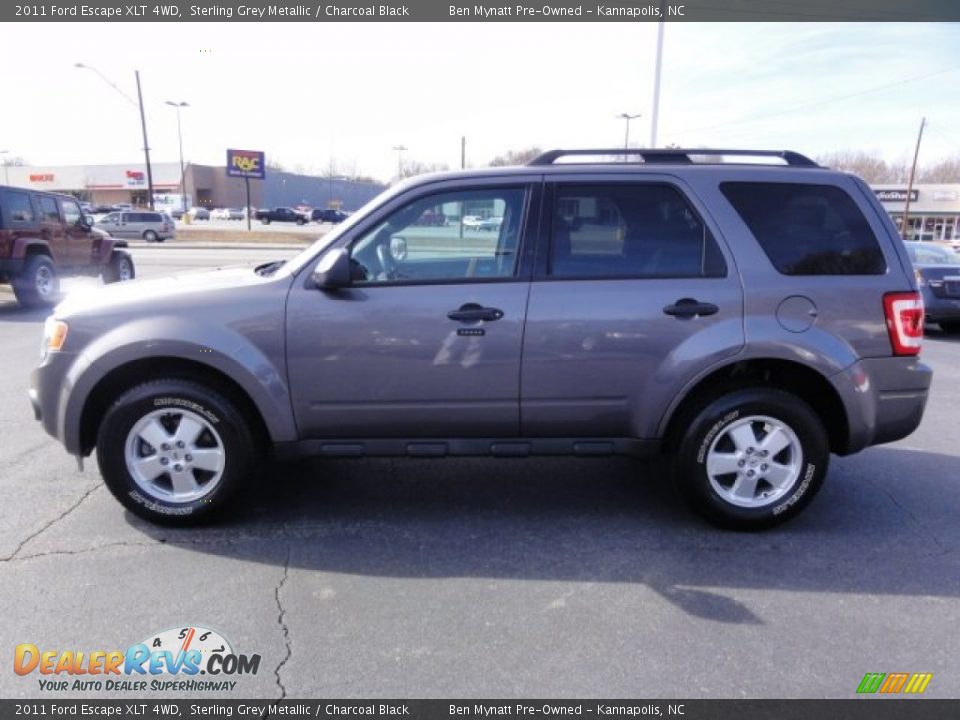 2011 Ford Escape XLT 4WD Sterling Grey Metallic / Charcoal Black Photo #2