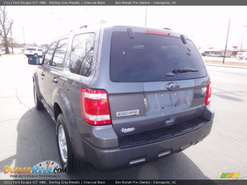 2011 Ford Escape XLT 4WD Sterling Grey Metallic / Charcoal Black Photo #3