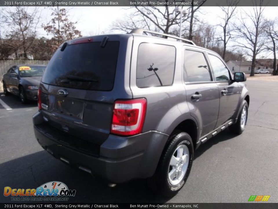 2011 Ford Escape XLT 4WD Sterling Grey Metallic / Charcoal Black Photo #5