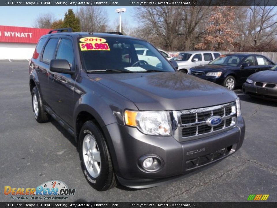 2011 Ford Escape XLT 4WD Sterling Grey Metallic / Charcoal Black Photo #6