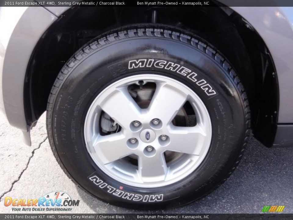 2011 Ford Escape XLT 4WD Sterling Grey Metallic / Charcoal Black Photo #8