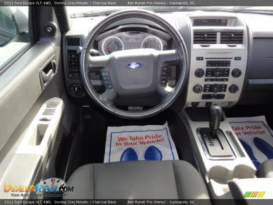 2011 Ford Escape XLT 4WD Sterling Grey Metallic / Charcoal Black Photo #11
