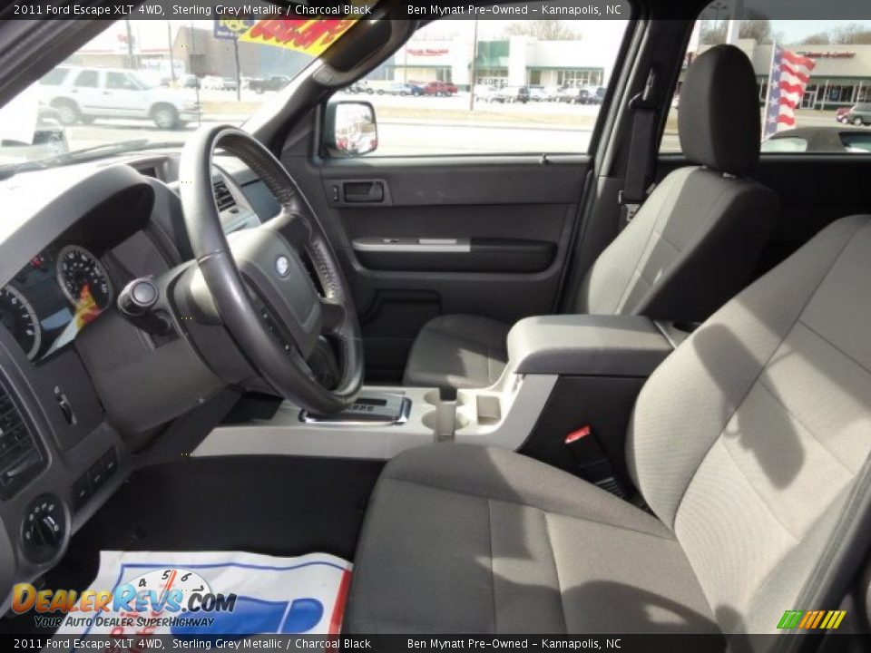 2011 Ford Escape XLT 4WD Sterling Grey Metallic / Charcoal Black Photo #12