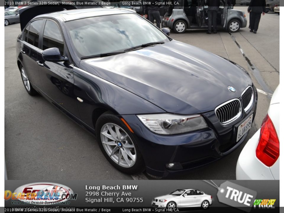 2010 BMW 3 Series 328i Sedan Monaco Blue Metallic / Beige Photo #1
