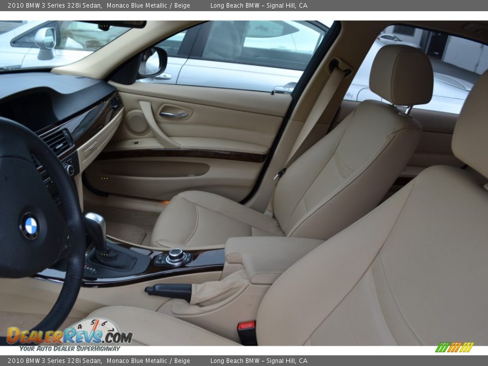 2010 BMW 3 Series 328i Sedan Monaco Blue Metallic / Beige Photo #5