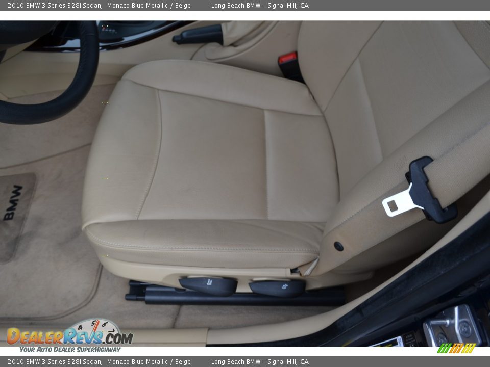 2010 BMW 3 Series 328i Sedan Monaco Blue Metallic / Beige Photo #6