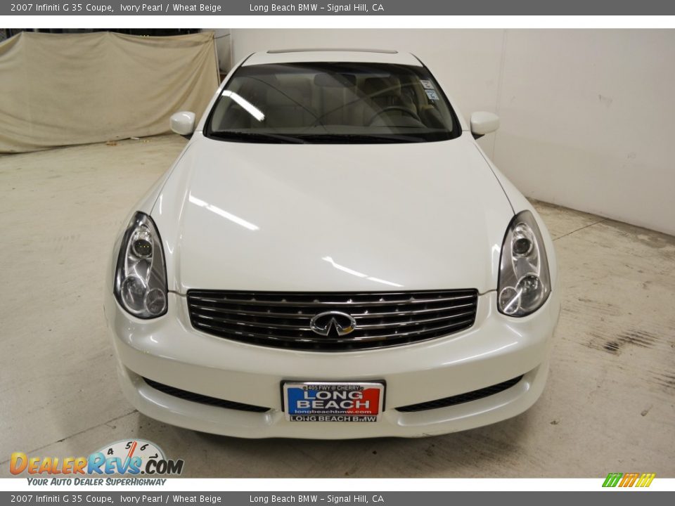 2007 Infiniti G 35 Coupe Ivory Pearl / Wheat Beige Photo #4