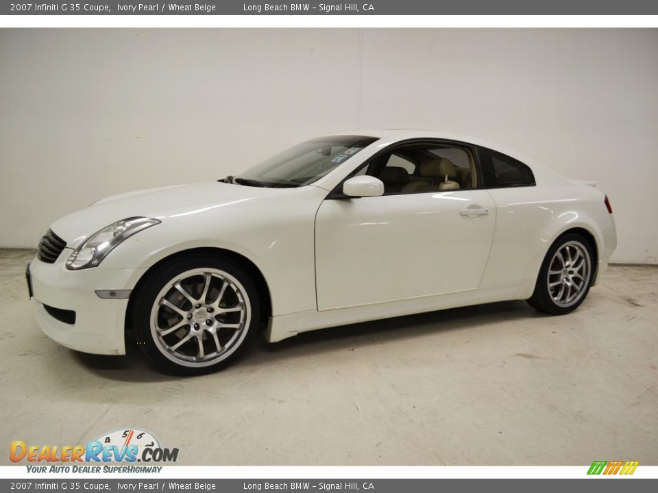 Ivory Pearl 2007 Infiniti G 35 Coupe Photo #6