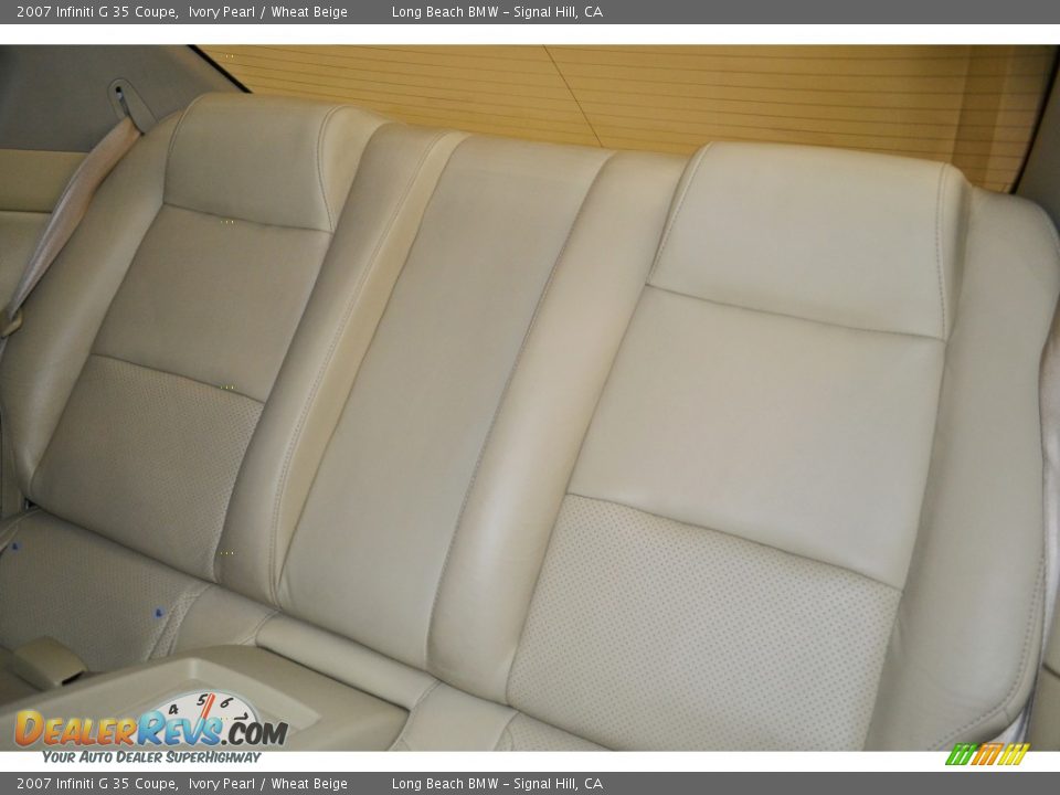 2007 Infiniti G 35 Coupe Ivory Pearl / Wheat Beige Photo #14