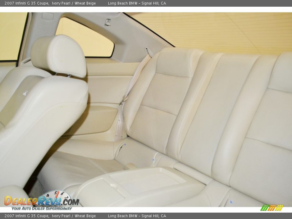 2007 Infiniti G 35 Coupe Ivory Pearl / Wheat Beige Photo #15