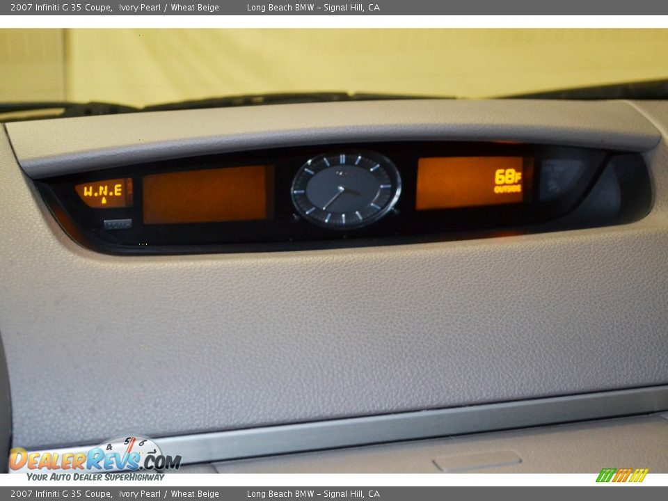 2007 Infiniti G 35 Coupe Ivory Pearl / Wheat Beige Photo #21