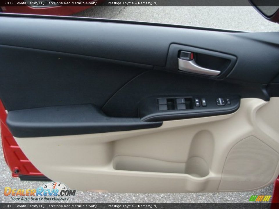 2012 Toyota Camry LE Barcelona Red Metallic / Ivory Photo #6