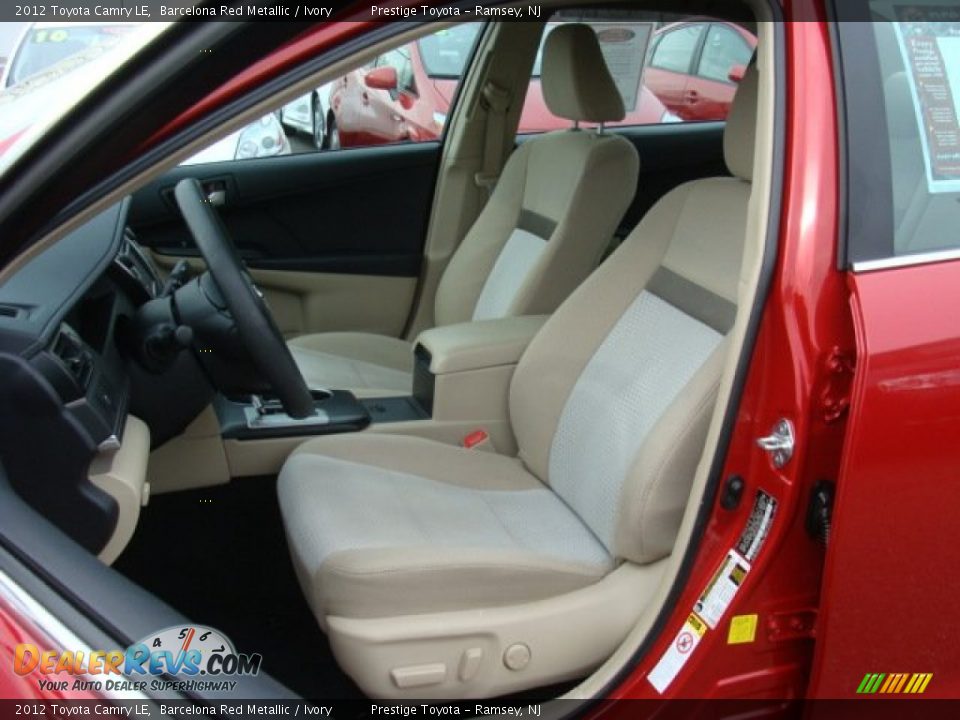 2012 Toyota Camry LE Barcelona Red Metallic / Ivory Photo #8