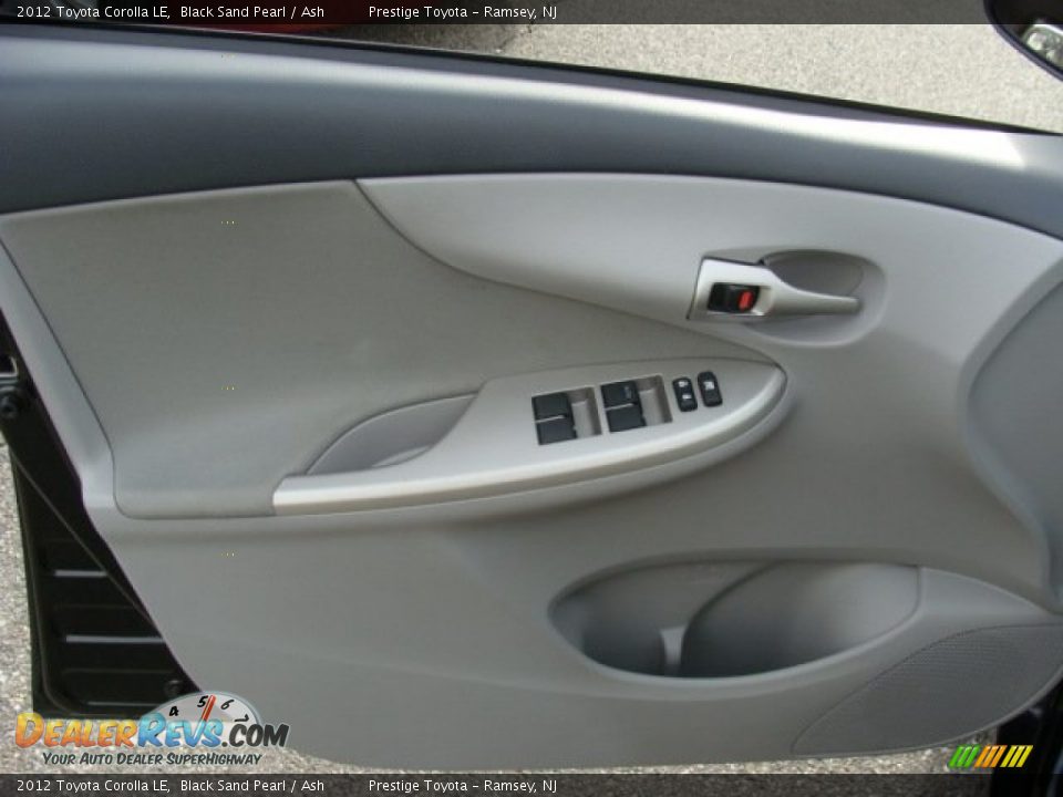 2012 Toyota Corolla LE Black Sand Pearl / Ash Photo #6