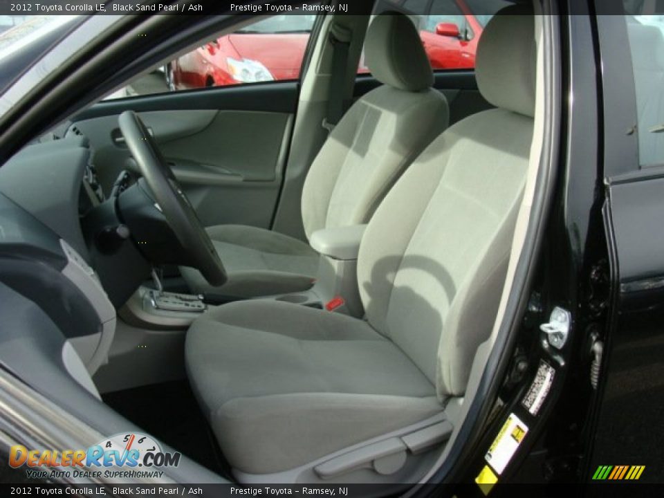 2012 Toyota Corolla LE Black Sand Pearl / Ash Photo #8
