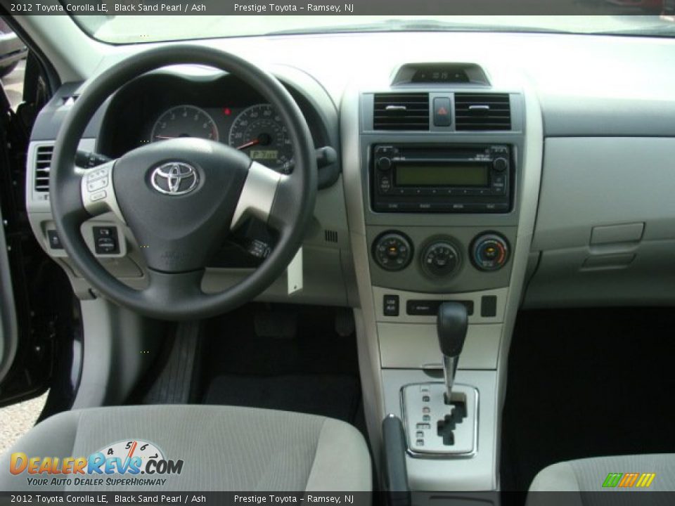 2012 Toyota Corolla LE Black Sand Pearl / Ash Photo #9