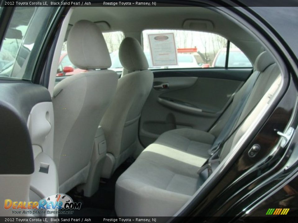 2012 Toyota Corolla LE Black Sand Pearl / Ash Photo #13