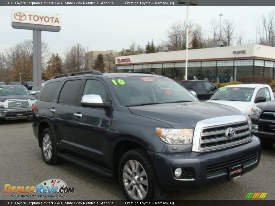 2010 Toyota Sequoia Limited 4WD Slate Gray Metallic / Graphite Photo #1