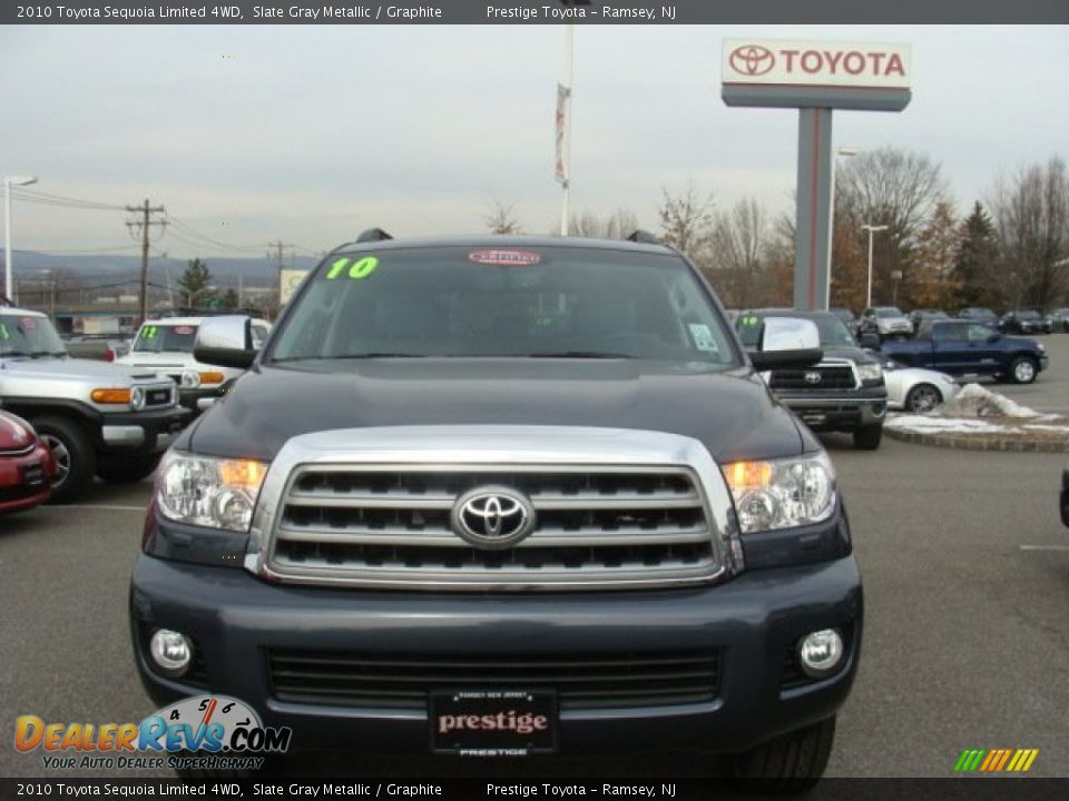 2010 Toyota Sequoia Limited 4WD Slate Gray Metallic / Graphite Photo #2