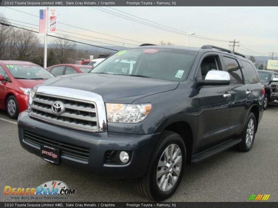 2010 Toyota Sequoia Limited 4WD Slate Gray Metallic / Graphite Photo #3