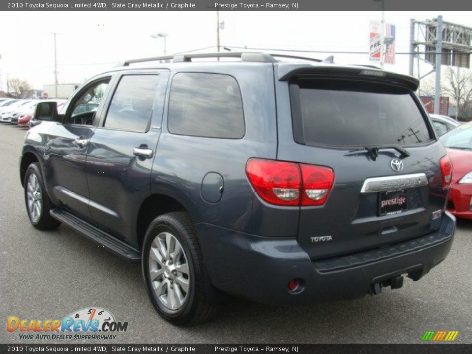 2010 Toyota Sequoia Limited 4WD Slate Gray Metallic / Graphite Photo #4