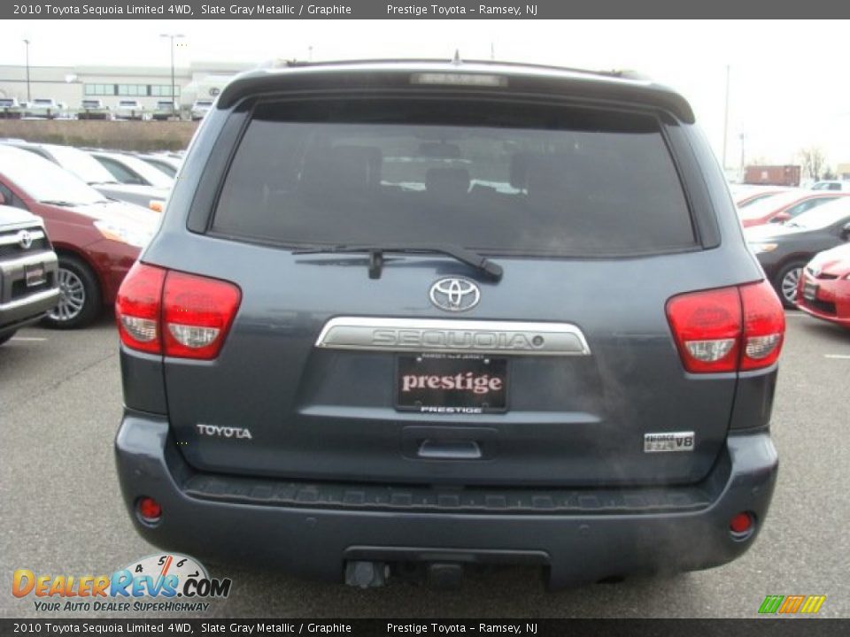2010 Toyota Sequoia Limited 4WD Slate Gray Metallic / Graphite Photo #5