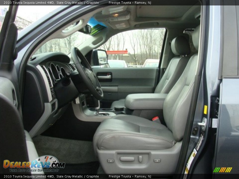 2010 Toyota Sequoia Limited 4WD Slate Gray Metallic / Graphite Photo #7
