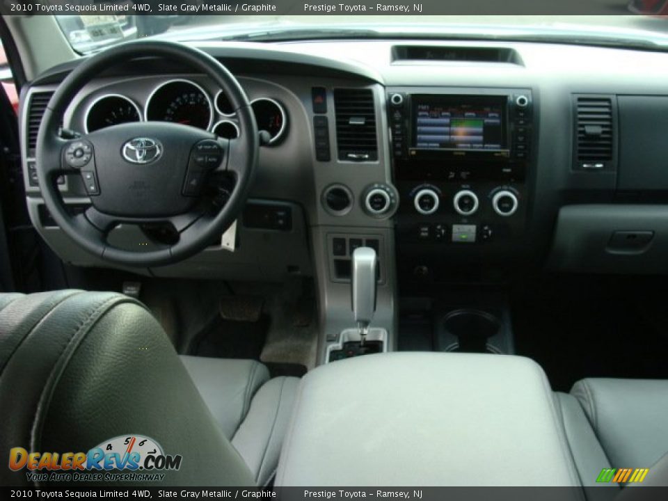 2010 Toyota Sequoia Limited 4WD Slate Gray Metallic / Graphite Photo #9