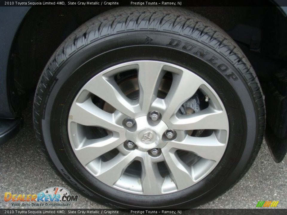 2010 Toyota Sequoia Limited 4WD Slate Gray Metallic / Graphite Photo #14
