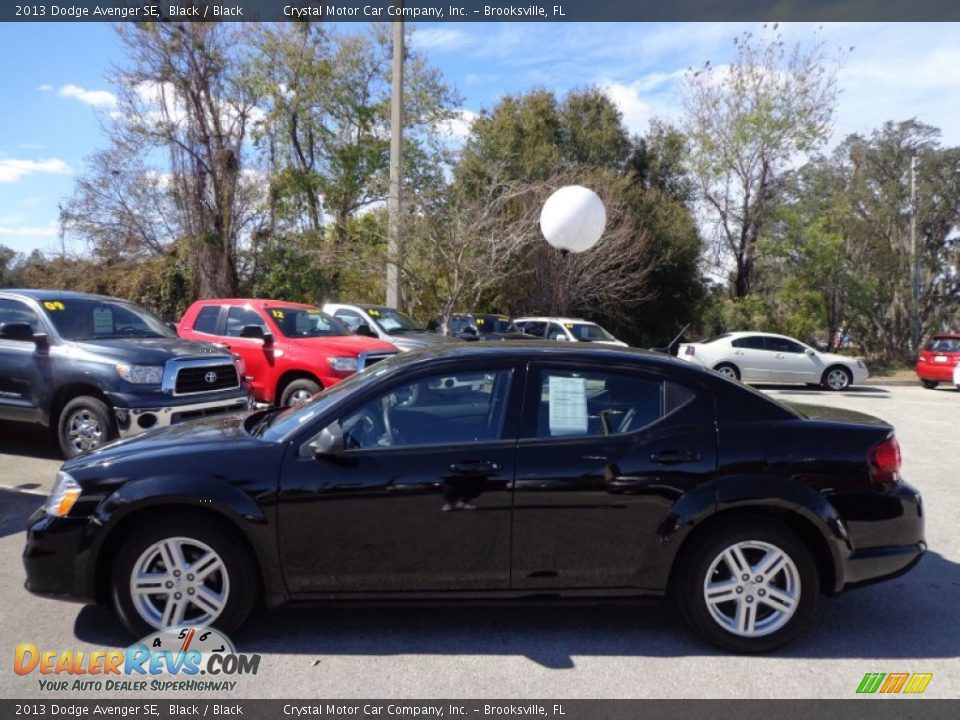 2013 Dodge Avenger SE Black / Black Photo #2