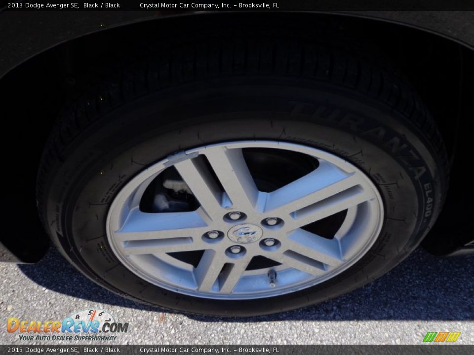 2013 Dodge Avenger SE Black / Black Photo #14