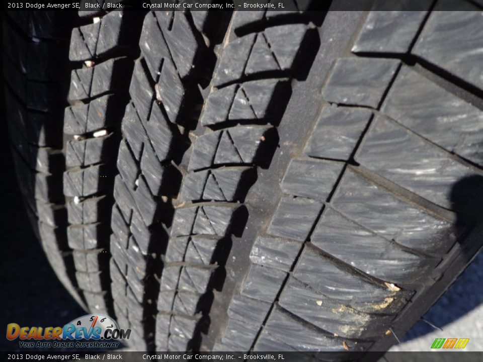 2013 Dodge Avenger SE Black / Black Photo #15