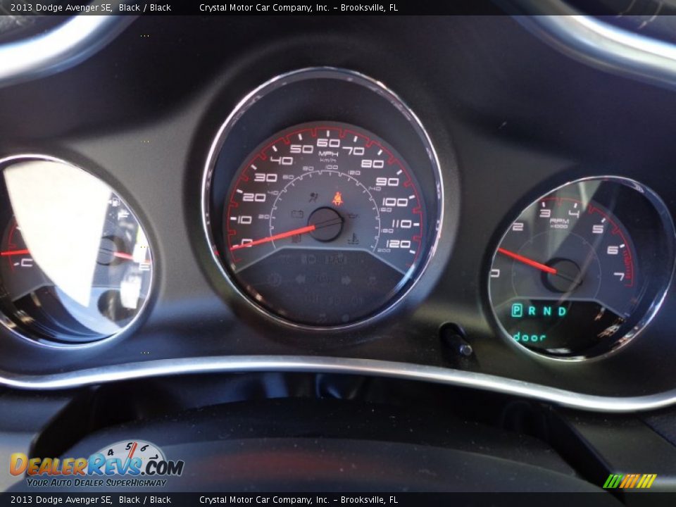 2013 Dodge Avenger SE Black / Black Photo #18