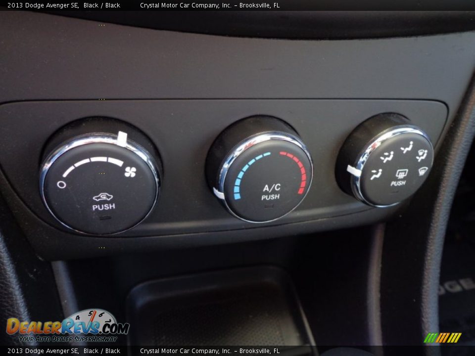 2013 Dodge Avenger SE Black / Black Photo #20