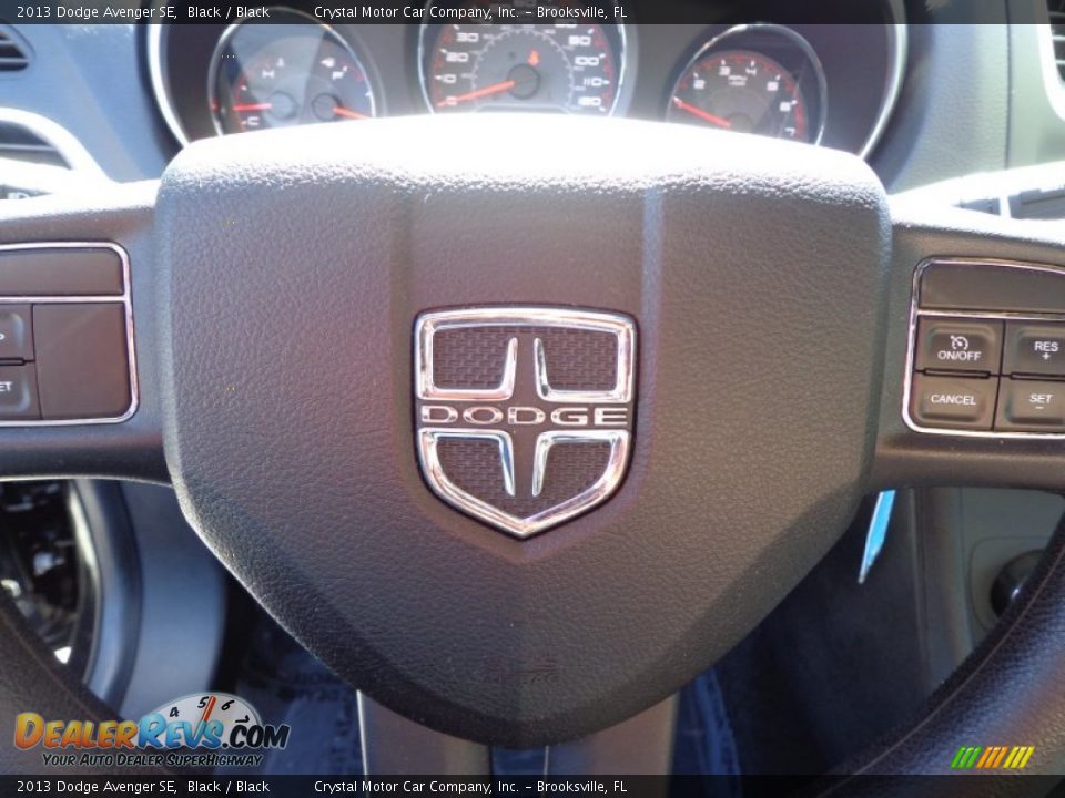 2013 Dodge Avenger SE Black / Black Photo #21