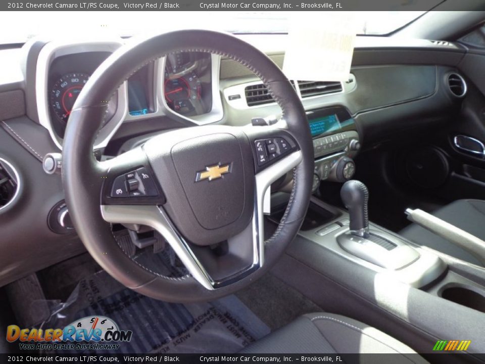 Black Interior - 2012 Chevrolet Camaro LT/RS Coupe Photo #6