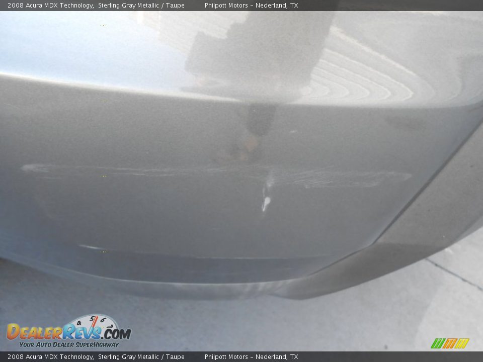 2008 Acura MDX Technology Sterling Gray Metallic / Taupe Photo #23