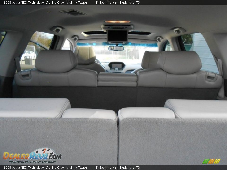 2008 Acura MDX Technology Sterling Gray Metallic / Taupe Photo #31